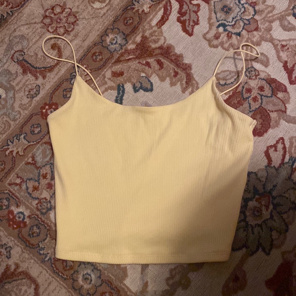 Garage ribbed tank top